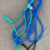 Sunset Halters Knotenhalfter TEAL mit Mecate