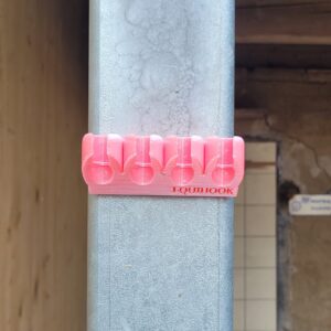 EquiHooks Magnetischer Gertenhalter Pink glänzend