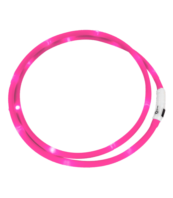 Waldhausen LED-Leuchthalsring Pink