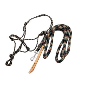 Free Spirit Knotenhalfter-Set in Camouflage – Größe Shetty