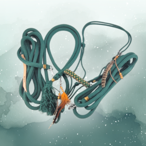 Free Spirit Knotenhalfter-Set Jade in COB