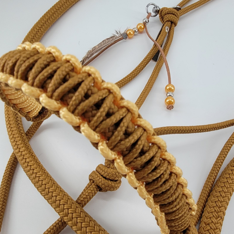 Free Spirit Knotenhalfter-Set Caramel in COB