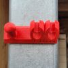 EquiHook Magnetischer Gerten & Zubehör Halter Rot glänzend