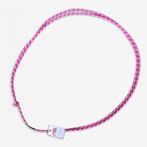 Sunset Halters Halsring – Diamond Braid Rope (8 mm) Himbeer-Rosa-Violett