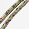 Sunset Halters Halsring – Diamond Braid Rope (8 mm) Olive-Braun-Schwarz