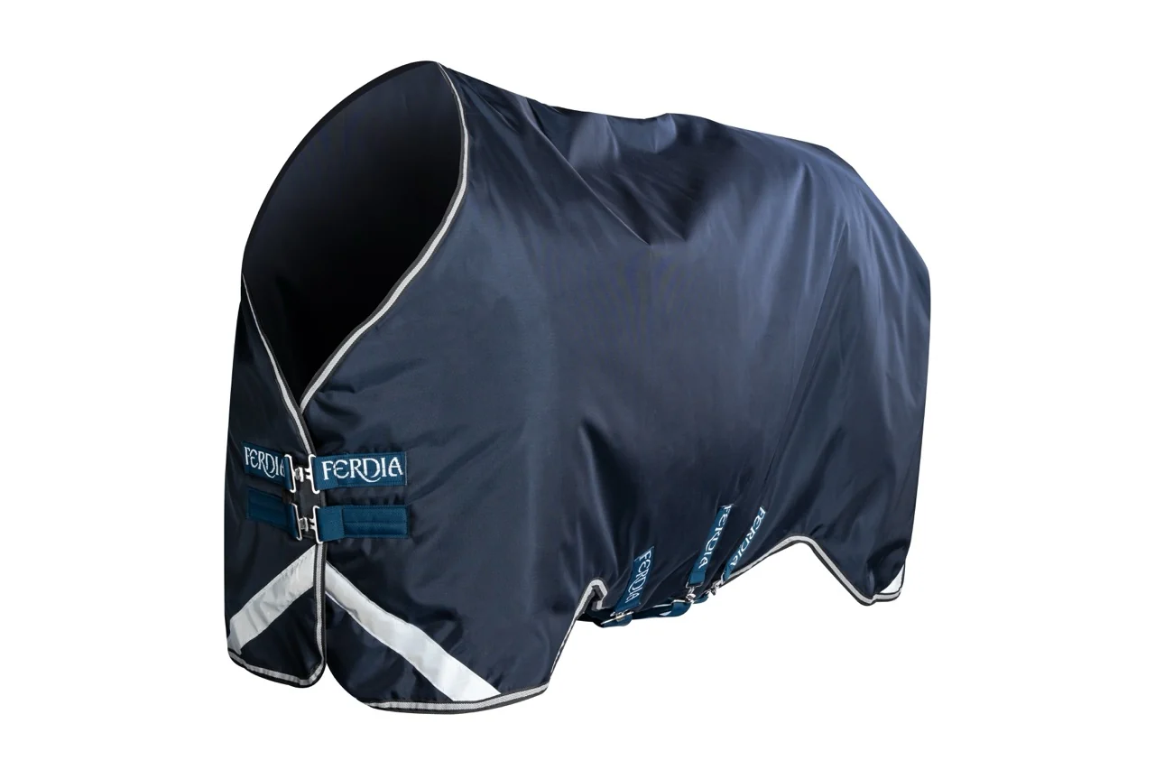 Ferdia Equine High King 840D N66 0G Outdoordecke + Kapuze – Premium-Pferdedecke aus ballistischem Nylon